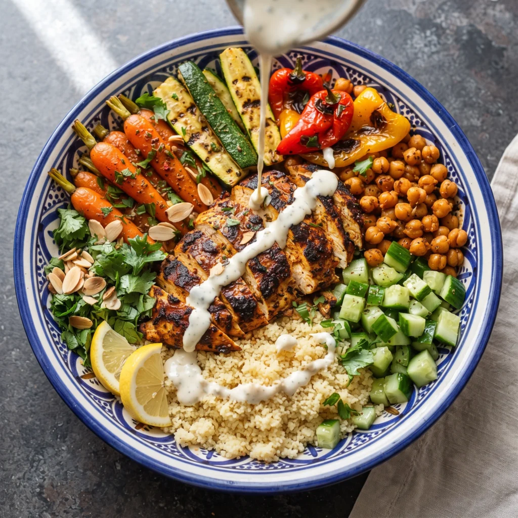 Moroccan Chicken Couscous Bowl