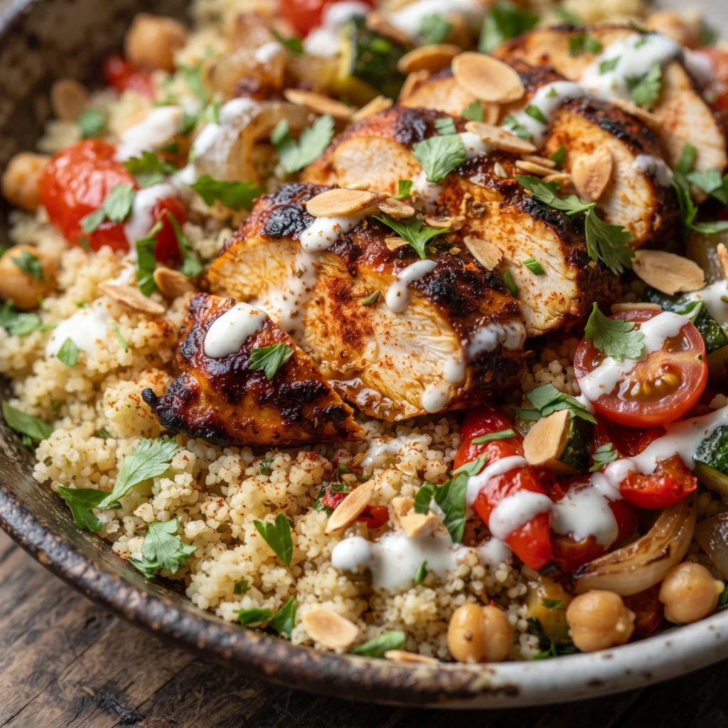 Moroccan Chicken Couscous Bowl