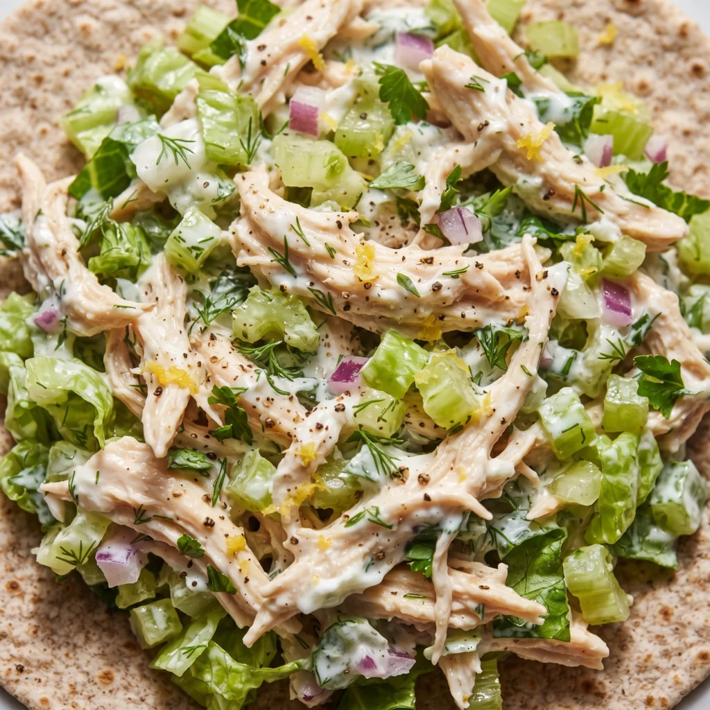 Greek Yogurt Chicken Salad Wrap