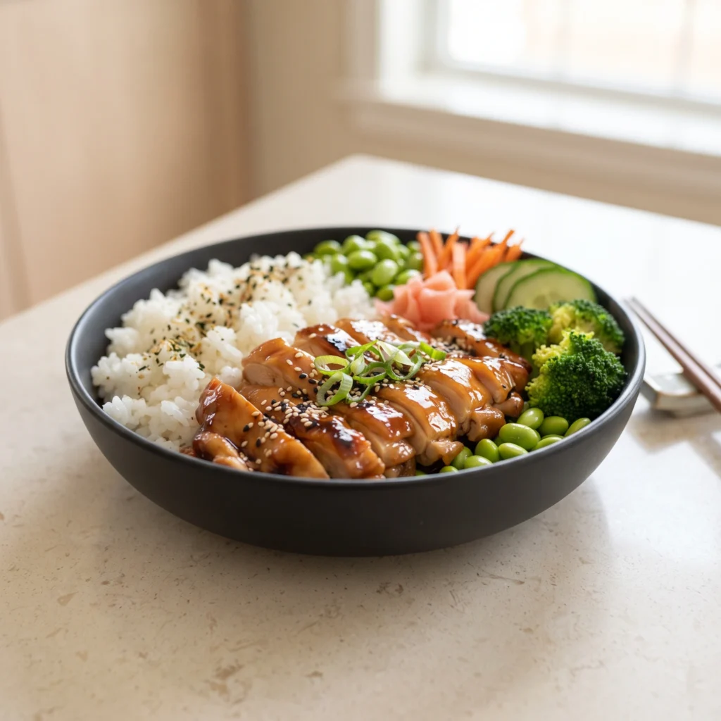 Japanese Teriyaki Chicken Bento Bowl