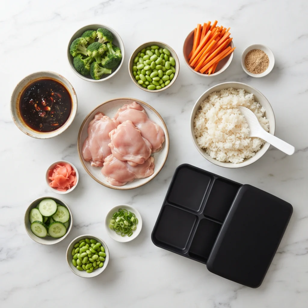 Japanese Teriyaki Chicken Bento Bowl