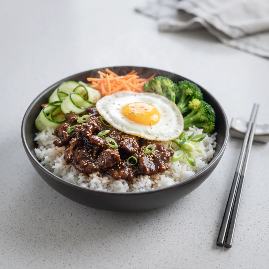 Korean Beef Rice Bowl